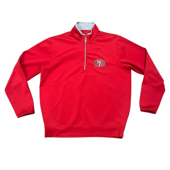 Antigua Apparel Other - 49ers Quarter Zip Pullover Mens XL Athletic Fit Long Sleeve Football